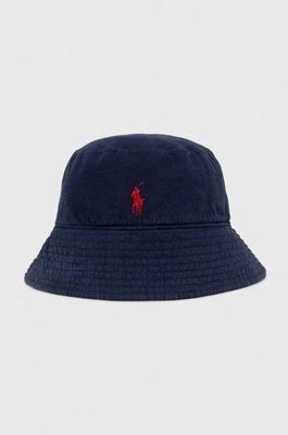 Zdjęcie produktu Polo Ralph Lauren kapelusz lniany kolor granatowy 455938465