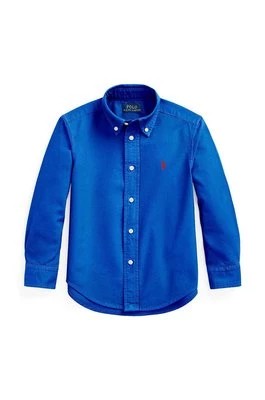 Zdjęcie produktu Polo Ralph Lauren koszula bawełniana dziecięca kolor niebieski