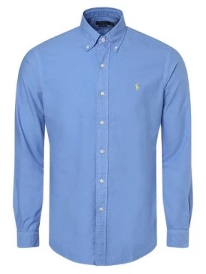 Zdjęcie produktu Polo Ralph Lauren Koszula męska Mężczyźni Modern Fit Bawełna niebieski jednolity button down,