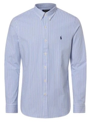 Zdjęcie produktu Polo Ralph Lauren Koszula męska Mężczyźni Slim Fit Bawełna niebieski|biały w paski,