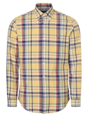 Zdjęcie produktu Polo Ralph Lauren Koszula męska Mężczyźni Slim Fit Bawełna żółty|wielokolorowy w kratkę,