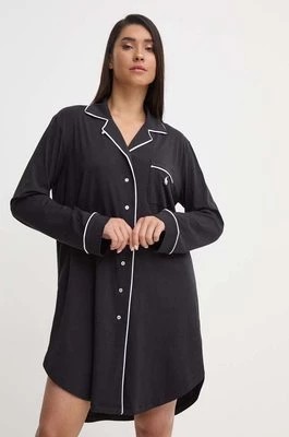 Zdjęcie produktu Polo Ralph Lauren koszula nocna damska kolor czarny