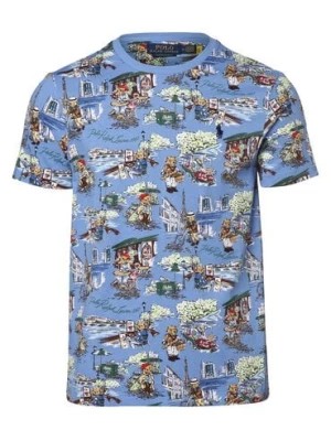 Zdjęcie produktu Polo Ralph Lauren Koszulka męska Mężczyźni Bawełna niebieski nadruk,