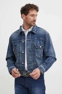 Zdjęcie produktu Polo Ralph Lauren kurtka jeansowa męska kolor niebieski przejściowa 710931934