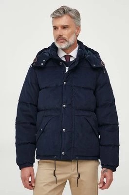 Zdjęcie produktu Polo Ralph Lauren kurtka sztruksowa puchowa kolor granatowy zimowa