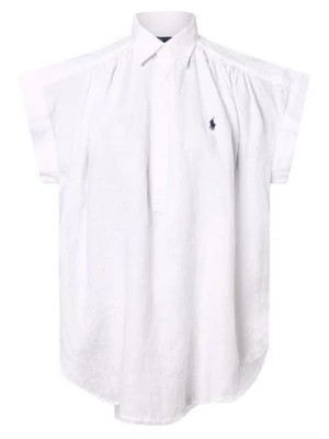 Zdjęcie produktu Polo Ralph Lauren Lniana bluzka damska Kobiety len biały jednolity,