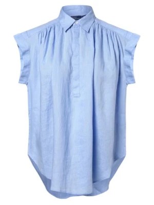 Zdjęcie produktu Polo Ralph Lauren Lniana bluzka damska Kobiety len niebieski jednolity,