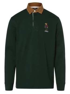 Zdjęcie produktu Polo Ralph Lauren Męska koszulka do rugby Mężczyźni Bawełna zielony jednolity,