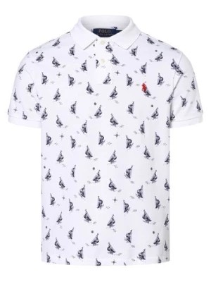 Zdjęcie produktu Polo Ralph Lauren Męska koszulka polo Mężczyźni Bawełna biały wzorzysty,