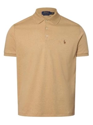 Zdjęcie produktu Polo Ralph Lauren Męska koszulka polo Mężczyźni Dżersej beżowy|brązowy marmurkowy,