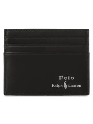 Zdjęcie produktu Polo Ralph Lauren Męskie skórzane etui na karty Mężczyźni skóra czarny jednolity,