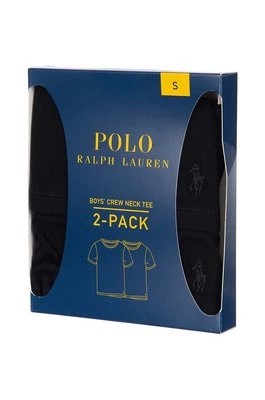 Zdjęcie produktu Polo Ralph Lauren piżama 2-pack kolor czarny gładki