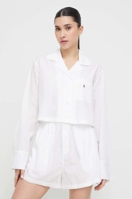 Zdjęcie produktu Polo Ralph Lauren piżama bawełniana kolor biały bawełniana