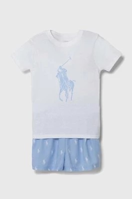 Zdjęcie produktu Polo Ralph Lauren piżama dziecięca kolor niebieski wzorzysta