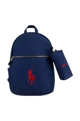 Zdjęcie produktu Polo Ralph Lauren plecak dziecięcy kolor granatowy mały gładki