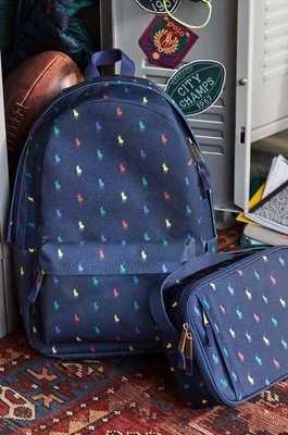Zdjęcie produktu Polo Ralph Lauren plecak kolor granatowy duży wzorzysty