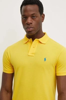 Zdjęcie produktu Polo Ralph Lauren polo bawełniane kolor żółty gładki 710795080
