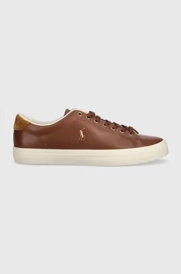 Zdjęcie produktu Polo Ralph Lauren sneakersy skórzane Longwood kolor brązowy 816879935001