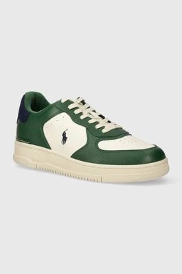 Zdjęcie produktu Polo Ralph Lauren sneakersy skórzane Masters Crt kolor zielony 809931571003