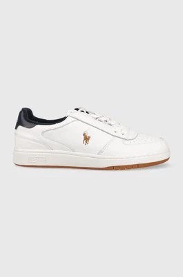 Zdjęcie produktu Polo Ralph Lauren sneakersy skórzane Polo Crt kolor biały 809877610001