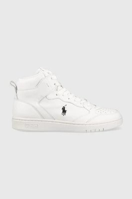 Zdjęcie produktu Polo Ralph Lauren sneakersy skórzane Polo Crt kolor biały 809877680001