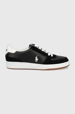 Zdjęcie produktu Polo Ralph Lauren sneakersy skórzane Polo Crt kolor czarny 809834463001