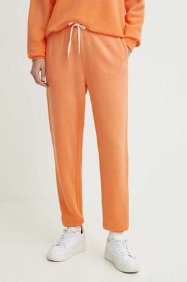 Zdjęcie produktu Polo Ralph Lauren spodnie dresowe bawełniane kolor pomarańczowy gładkie 211935585