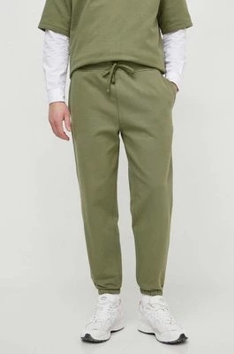 Zdjęcie produktu Polo Ralph Lauren spodnie męskie kolor zielony z nadrukiem