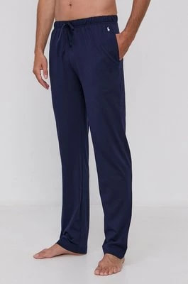 Zdjęcie produktu Polo Ralph Lauren Spodnie piżamowe 714844762002 męskie kolor granatowy gładkie