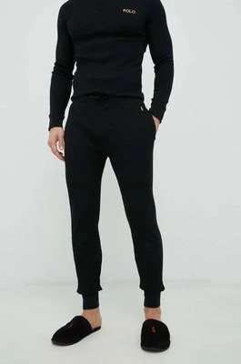 Zdjęcie produktu Polo Ralph Lauren spodnie piżamowe męskie kolor czarny gładka