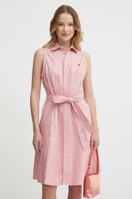 Zdjęcie produktu Polo Ralph Lauren sukienka bawełniana kolor różowy mini rozkloszowana 211943505