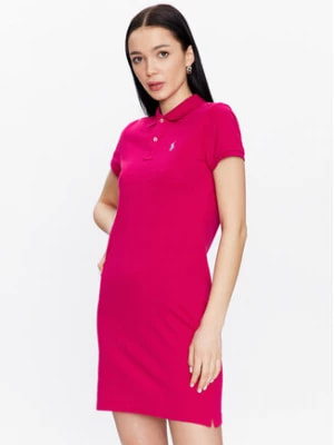 Zdjęcie produktu Polo Ralph Lauren Sukienka codzienna 211799490011 Różowy Regular Fit