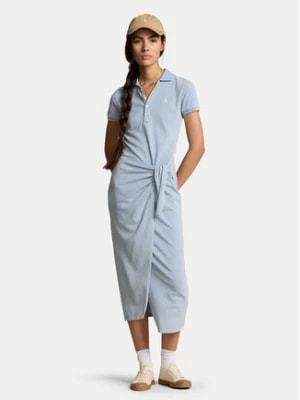 Zdjęcie produktu Polo Ralph Lauren Sukienka codzienna 211935605002 Niebieski Slim Fit