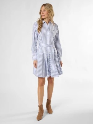 Zdjęcie produktu Polo Ralph Lauren Sukienka damska Kobiety Bawełna niebieski|biały w paski,