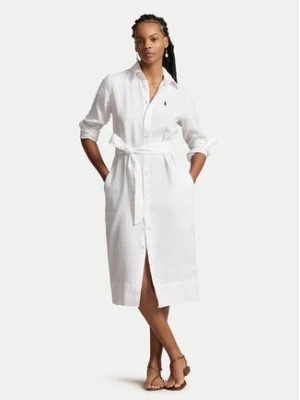 Zdjęcie produktu Polo Ralph Lauren Sukienka koszulowa 211943992001 Biały Regular Fit