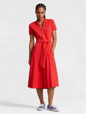 Zdjęcie produktu Polo Ralph Lauren Sukienka koszulowa Btn Polo Drs 211913304002 Czerwony Regular Fit