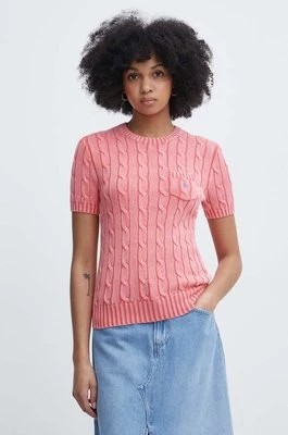 Zdjęcie produktu Polo Ralph Lauren sweter bawełniany kolor różowy 211935306