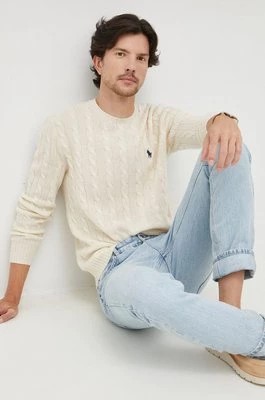 Zdjęcie produktu Polo Ralph Lauren sweter męski kolor beżowy lekki