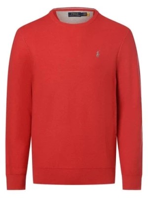 Zdjęcie produktu Polo Ralph Lauren Sweter męski Mężczyźni Bawełna czerwony wypukły wzór tkaniny,