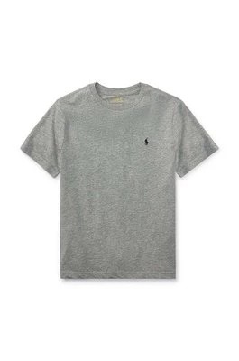 Zdjęcie produktu Polo Ralph Lauren T-shirt bawełniany dziecięcy 323832904039 kolor szary melanżowy