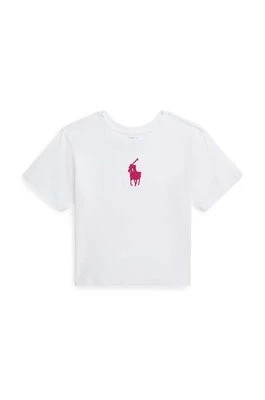 Zdjęcie produktu Polo Ralph Lauren t-shirt bawełniany dziecięcy kolor biały