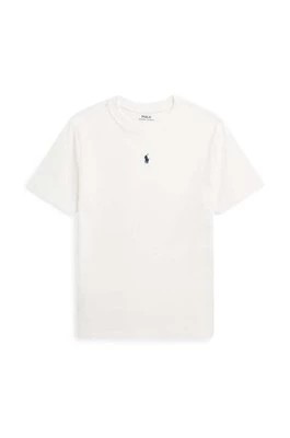 Zdjęcie produktu Polo Ralph Lauren t-shirt bawełniany dziecięcy kolor biały gładki