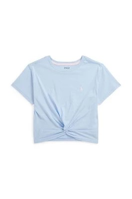 Zdjęcie produktu Polo Ralph Lauren t-shirt bawełniany dziecięcy kolor niebieski