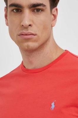 Zdjęcie produktu Polo Ralph Lauren t-shirt bawełniany kolor czerwony