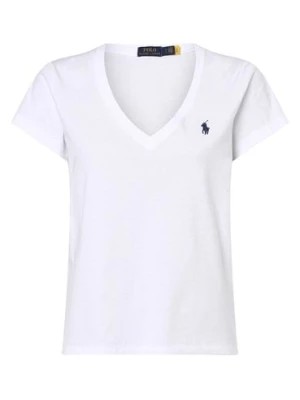 Zdjęcie produktu Polo Ralph Lauren T-shirt damski Kobiety Bawełna biały jednolity,