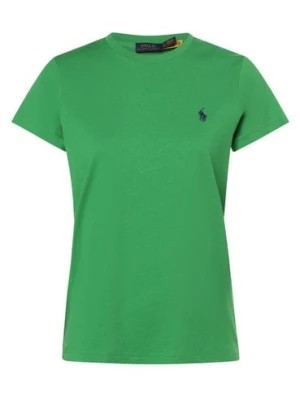Zdjęcie produktu Polo Ralph Lauren T-shirt damski Kobiety Bawełna zielony jednolity,
