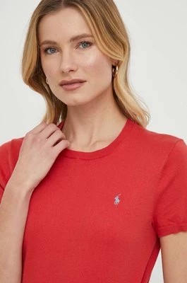 Zdjęcie produktu Polo Ralph Lauren t-shirt damski kolor czerwony