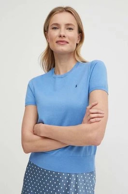 Zdjęcie produktu Polo Ralph Lauren t-shirt damski kolor fioletowy