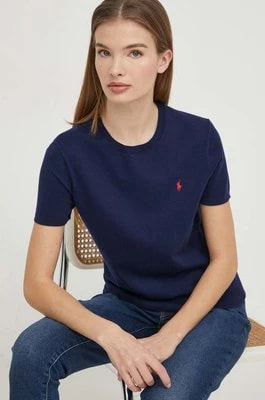 Zdjęcie produktu Polo Ralph Lauren t-shirt damski kolor niebieski