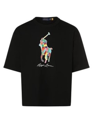 Zdjęcie produktu Polo Ralph Lauren T-shirt męski Mężczyźni Bawełna czarny nadruk,